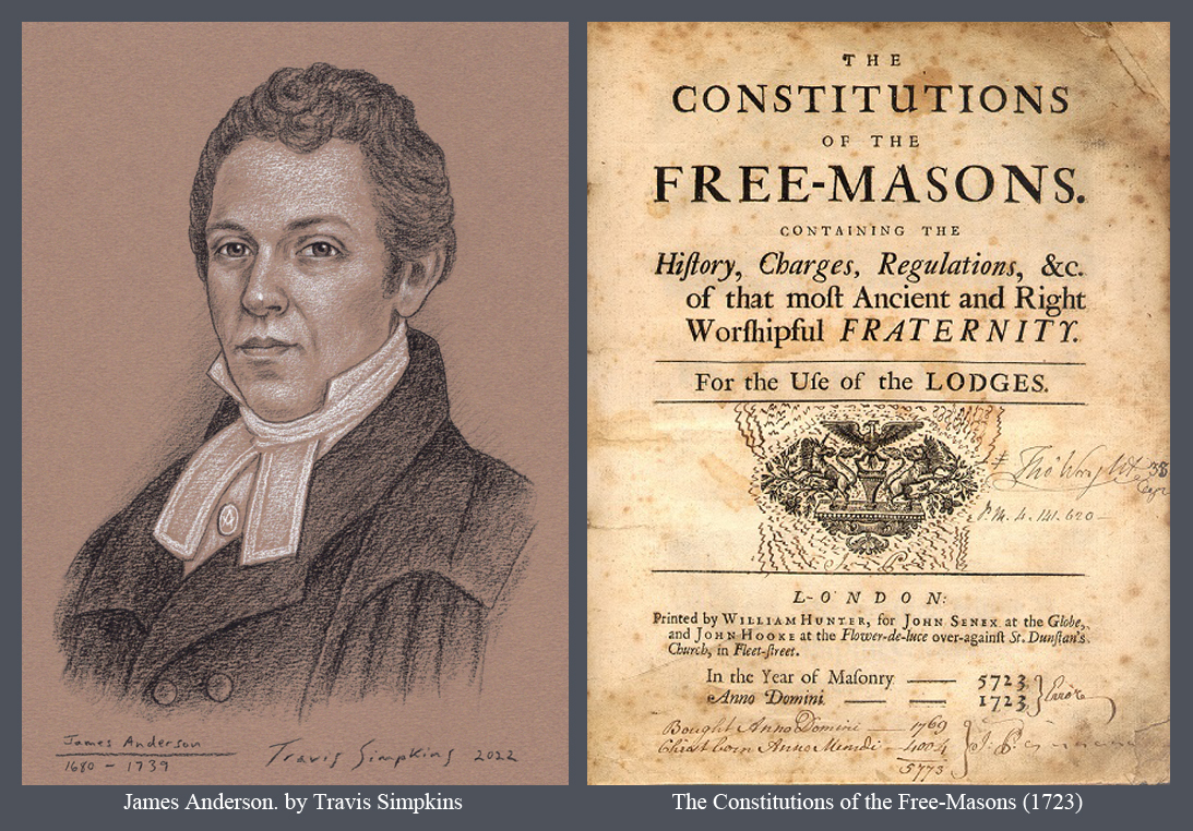 James Anderson. The Constitutions of the Freemasons. United Grand Lodge of England. by Travis Simpkins